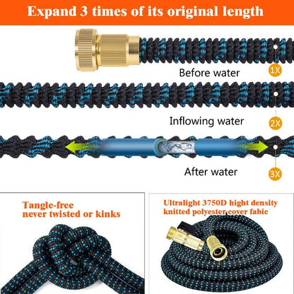Premium Expandable Garden Hose – Durable No-Kink Flexible Water Hose