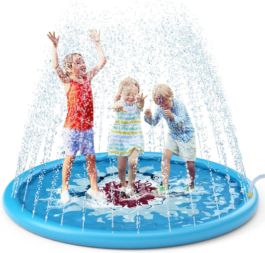 Kids Splash Pad Sprinkler – Outdoor Water Play Mat for Toddlers & Children