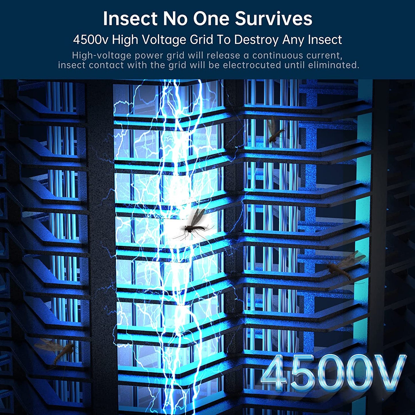 Electric Bug Zapper Light – UV Indoor Mosquito & Insect Killer Trap