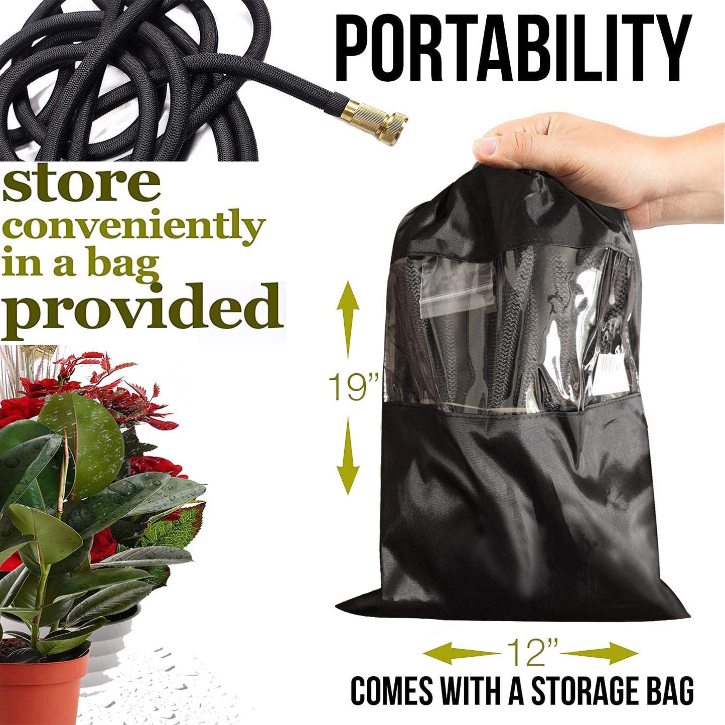 Premium Expandable Garden Hose – Durable No-Kink Flexible Water Hose