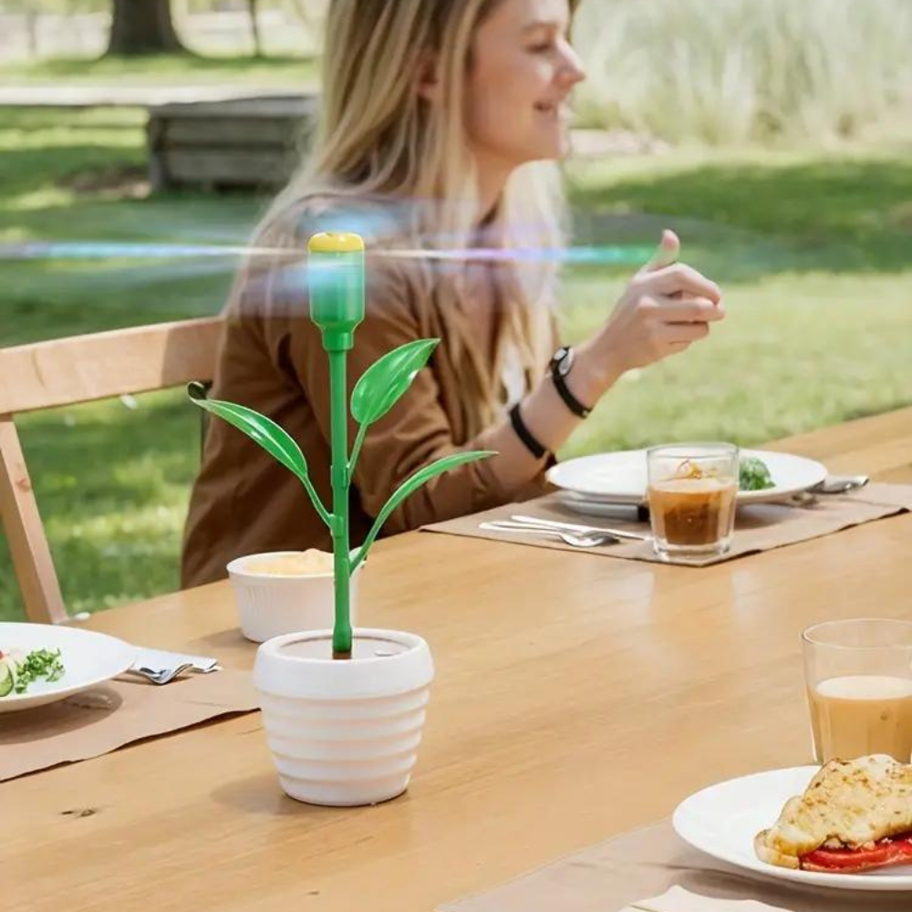 Tabletop Fly Repellent Fan – Outdoor Food & Patio Fly Deterrent Fan