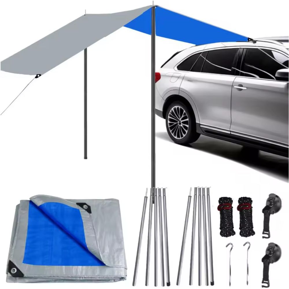 Waterproof Car Side Awning Pull-Out Canopy – Camping & Outdoor Shelter Kit