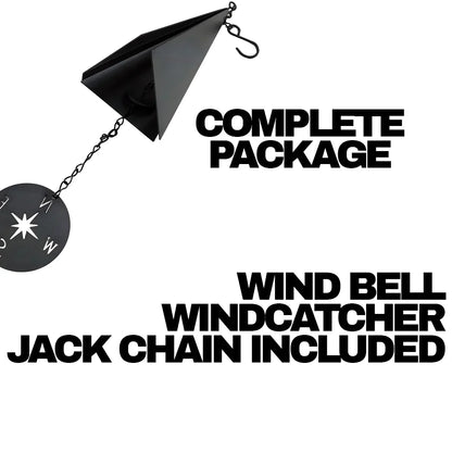 Door County Garden Wind Bell – Decorative Outdoor Metal Hanging Bell
