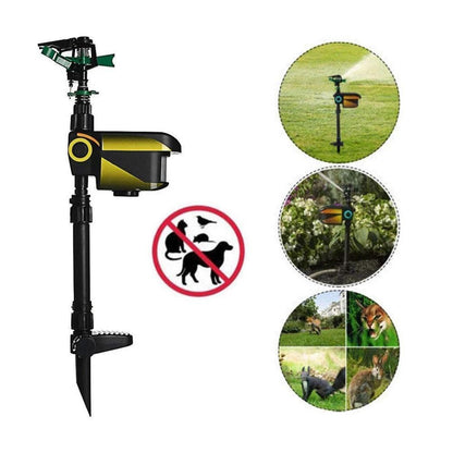 Motion-Activated Solar Deer Sprinkler – Animal Repellent Garden Sprinkler