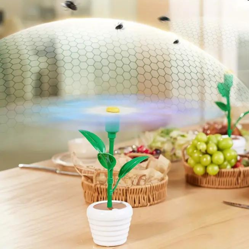 Tabletop Fly Repellent Fan – Outdoor Food & Patio Fly Deterrent Fan