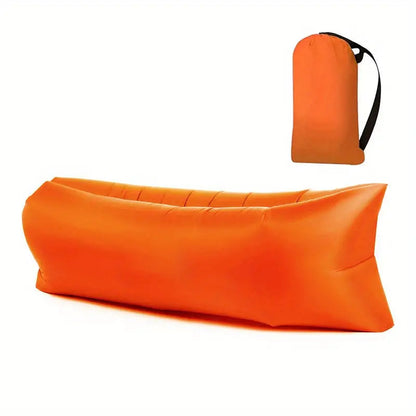 Outdoor Air Lounger – Inflatable Lazy Hammock Sofa Air Mattress