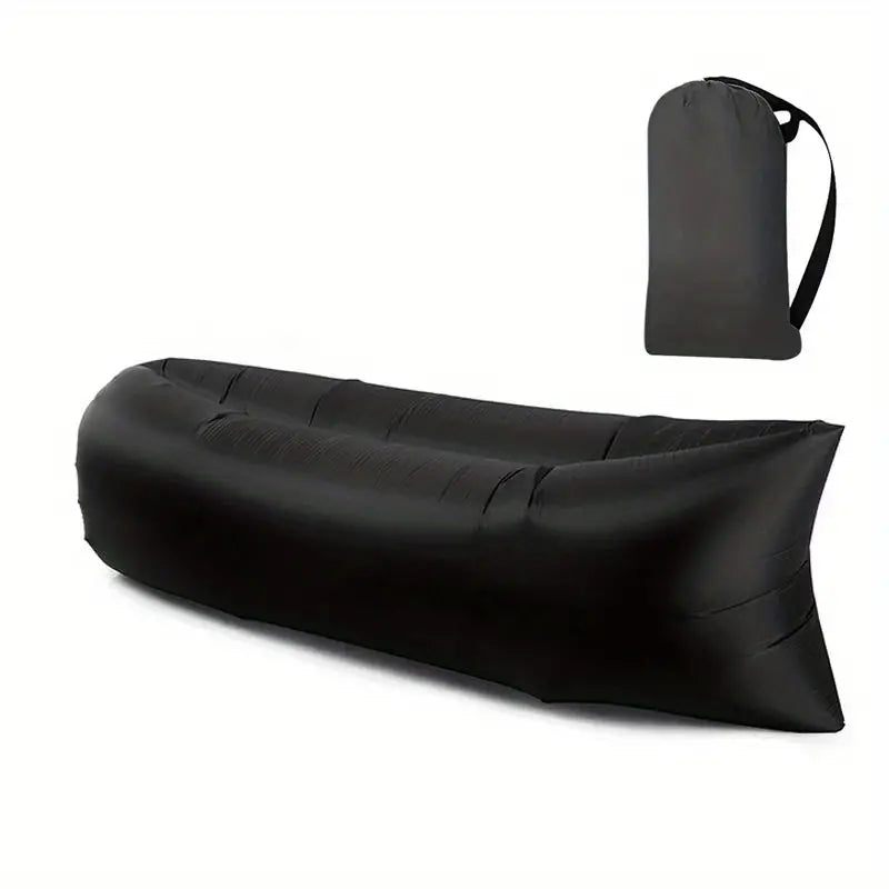 Outdoor Air Lounger – Inflatable Lazy Hammock Sofa Air Mattress