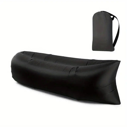 Outdoor Air Lounger – Inflatable Lazy Hammock Sofa Air Mattress