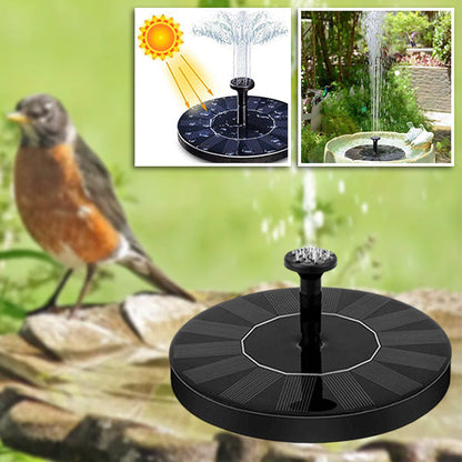 Solar Powered Floating Garden Water Fountain – Outdoor Pond Feature