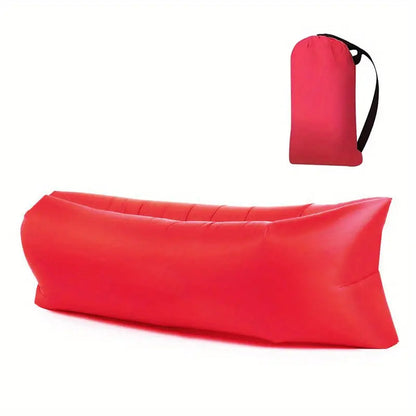 Outdoor Air Lounger – Inflatable Lazy Hammock Sofa Air Mattress