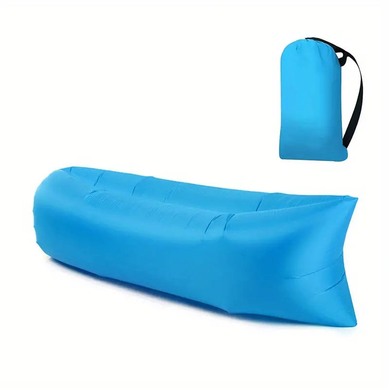 Outdoor Air Lounger – Inflatable Lazy Hammock Sofa Air Mattress