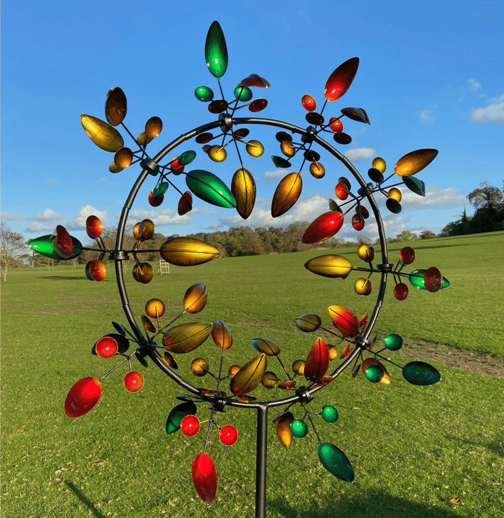 Kinetic Metal Wind Spinner Windmill – Magical Garden Decoration Art