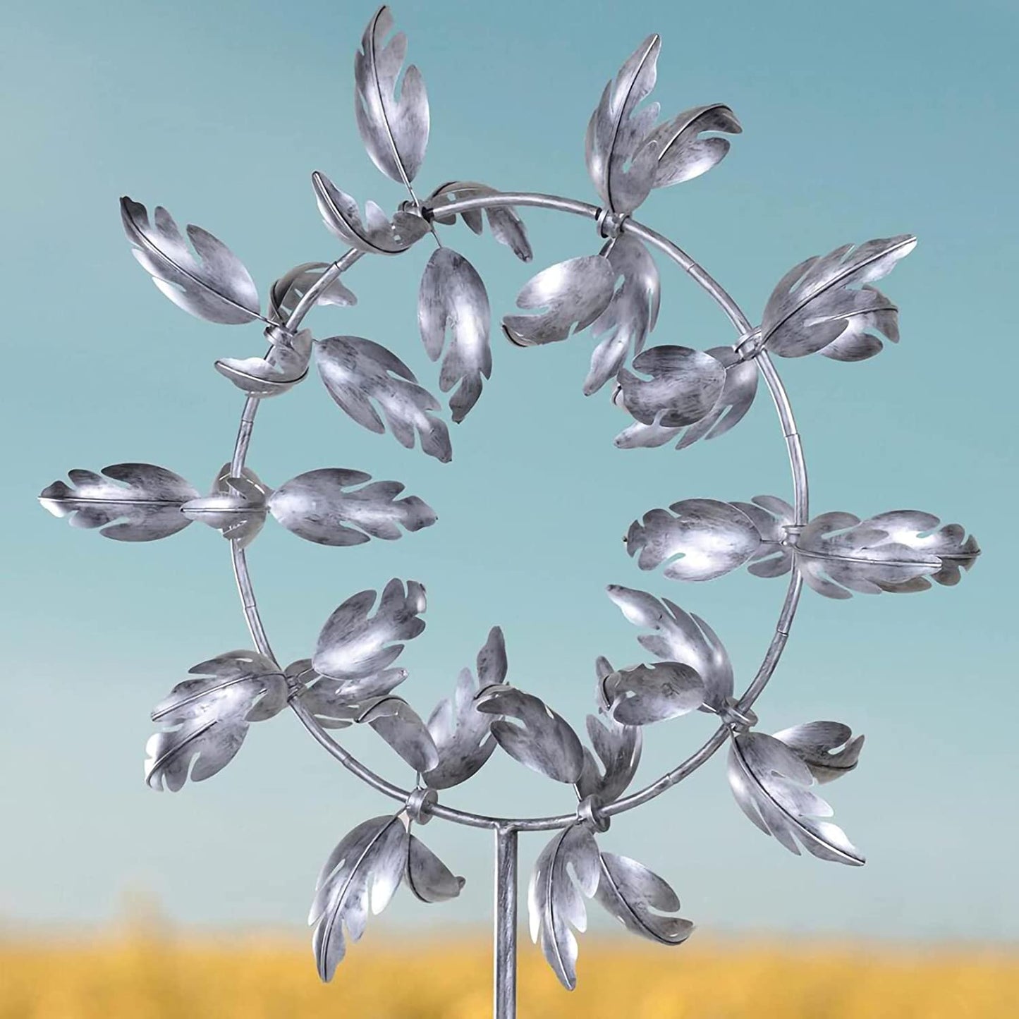 Kinetic Metal Wind Spinner Windmill – Magical Garden Decoration Art