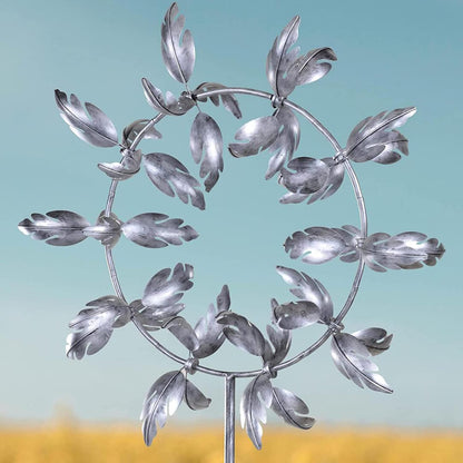 Kinetic Metal Wind Spinner Windmill – Magical Garden Decoration Art