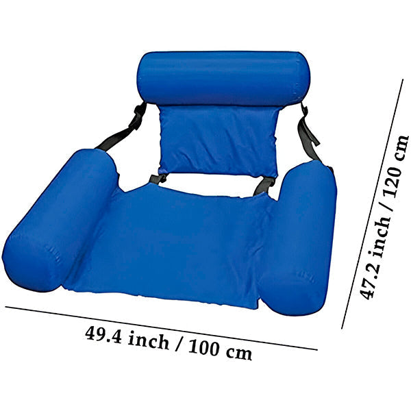 Backrest Swimming Chair – Inflatable Pool Float with Comfortable Support
