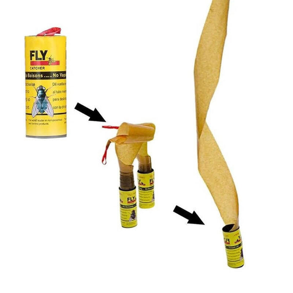 Fly Swatter Roller – Manual Rolling Fly Catcher & Swatter Tool