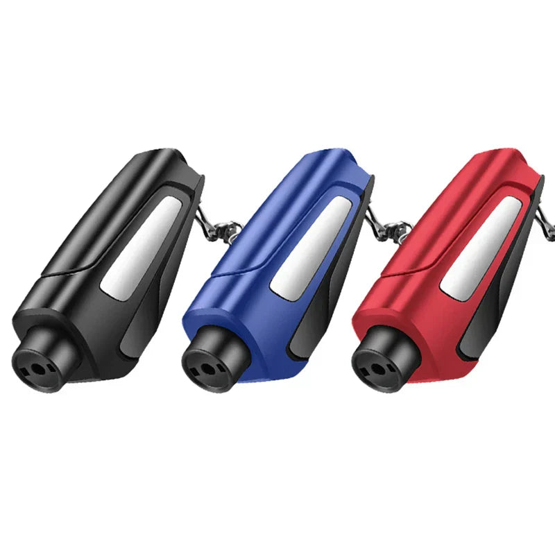 Compact Car Safety Hammer – Emergency Window Breaker & Seat Belt Cutter