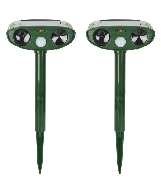 Solar Powered Ultrasonic Chipmunk Repeller – Outdoor Pest Deterrent