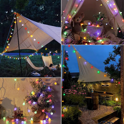Solar-Powered Outdoor Fairy Lights – Waterproof Garden String Lights