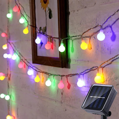 Solar-Powered Outdoor Fairy Lights – Waterproof Garden String Lights