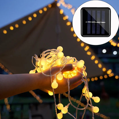 Solar-Powered Outdoor Fairy Lights – Waterproof Garden String Lights