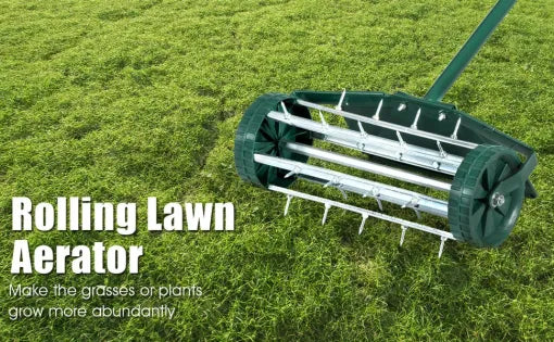 Heavy-Duty Lawn Spike Soil Aerator – Manual Garden Core Aeration Tool