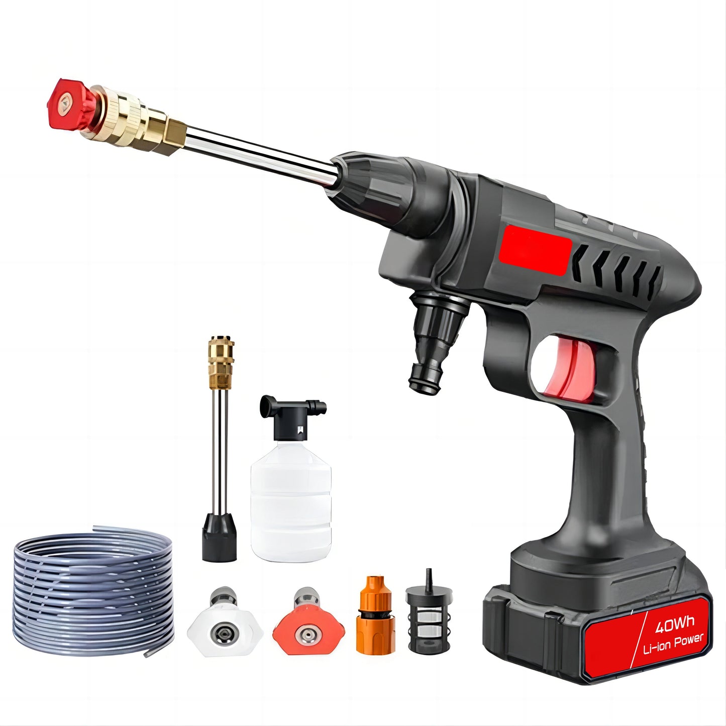 High-Pressure Water Gun for Car Wash – Jet Spray Nozzle Cleaning Gun