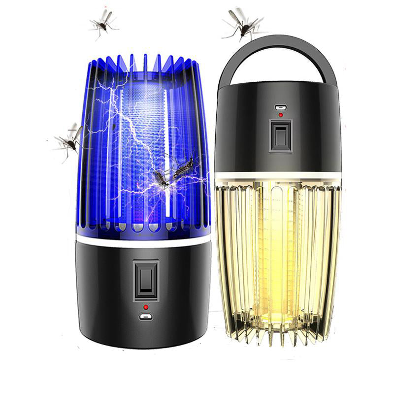 2-in-1 Rechargeable Mosquito Killer & Repellent – UV Bug Zapper & Fan Trap