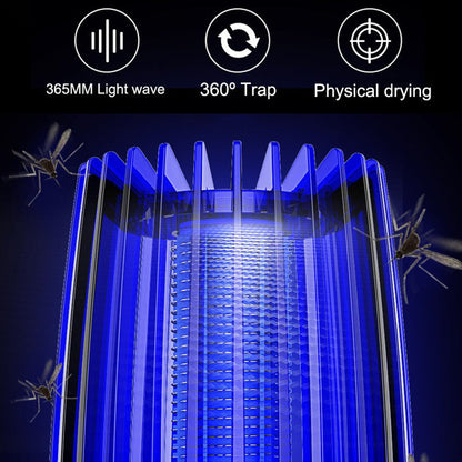 2-in-1 Rechargeable Mosquito Killer & Repellent – UV Bug Zapper & Fan Trap