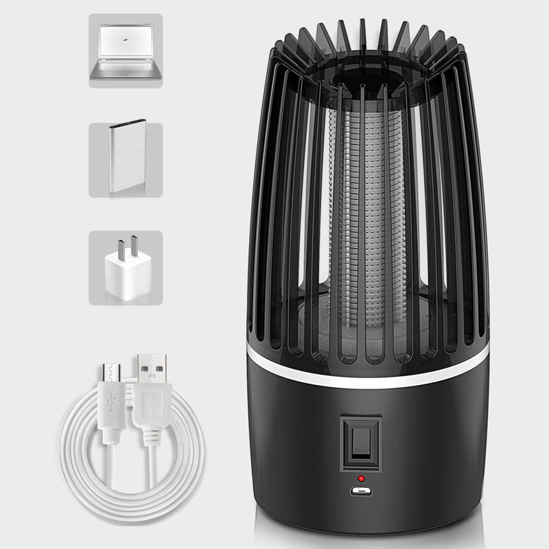 2-in-1 Rechargeable Mosquito Killer & Repellent – UV Bug Zapper & Fan Trap