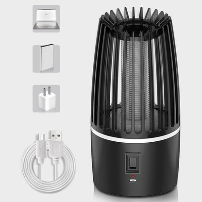 2-in-1 Rechargeable Mosquito Killer & Repellent – UV Bug Zapper & Fan Trap