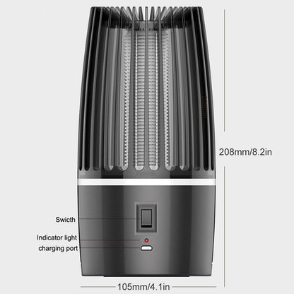 2-in-1 Rechargeable Mosquito Killer & Repellent – UV Bug Zapper & Fan Trap