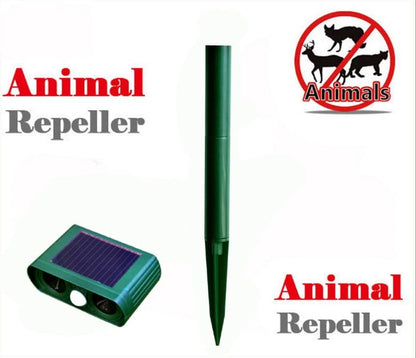 Solar-Powered Ultrasonic Animal Repeller – Outdoor Garden Pest Deterrent