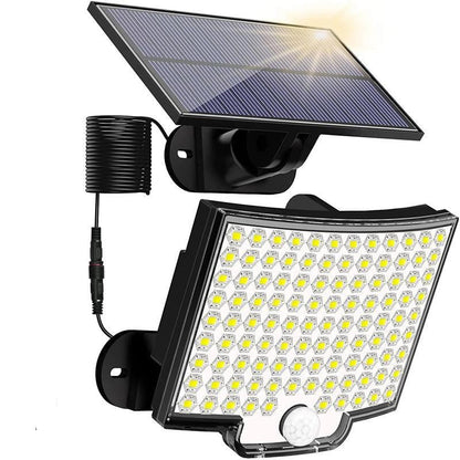 106 LED Solar Outdoor Light with Motion Sensor – Bright Security Garden Light