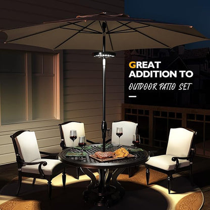 Innovative LED Parasol Light – Clip-On Umbrella Garden Table Light