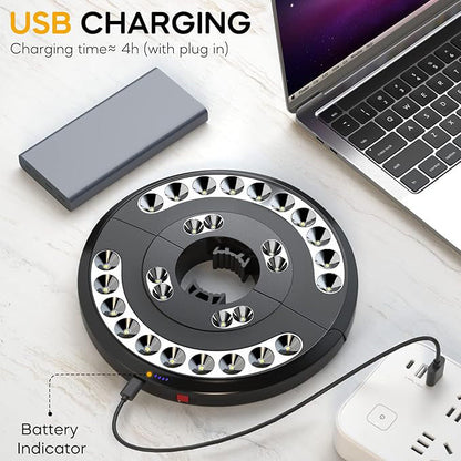 Innovative LED Parasol Light – Clip-On Umbrella Garden Table Light