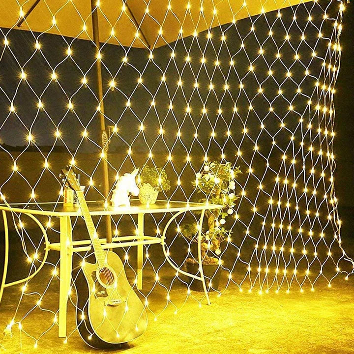 LED Net Fairy Lights – Outdoor Garden Mesh String Lights for Trees & Hedges