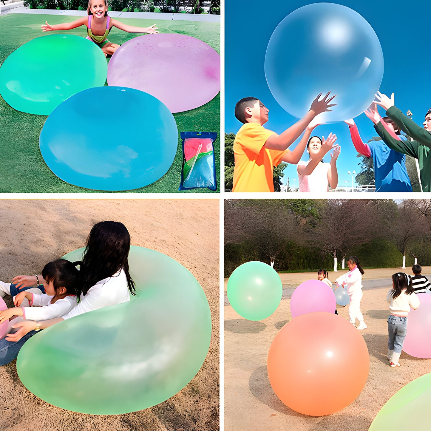 Magic Sensory Bubble Ball – LED Light-Up Interactive Play Ball for Kids