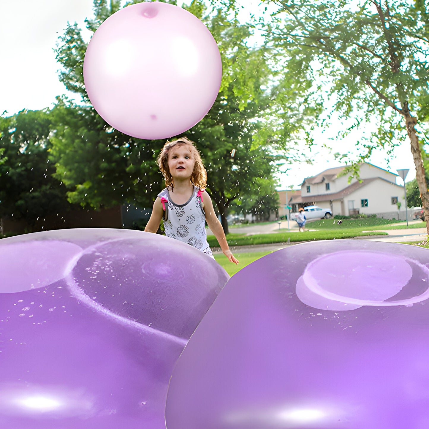 Magic Sensory Bubble Ball – LED Light-Up Interactive Play Ball for Kids