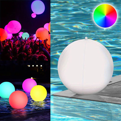 Inflatable Waterproof Pool LED Lamp – Floating Solar Night Light for Pools & Ponds