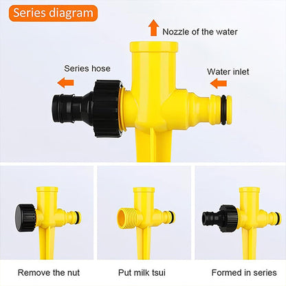 360° Garden Sprinkler – Full-Coverage Rotating Lawn Watering Sprinkler