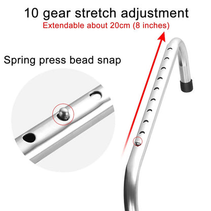 Stainless Steel Extendable Balcony Clothes Dryer – Foldable Laundry Rack