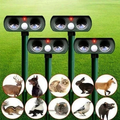 Solar Infrared Animal & Pest Repeller – Motion Sensor Outdoor Deterrent