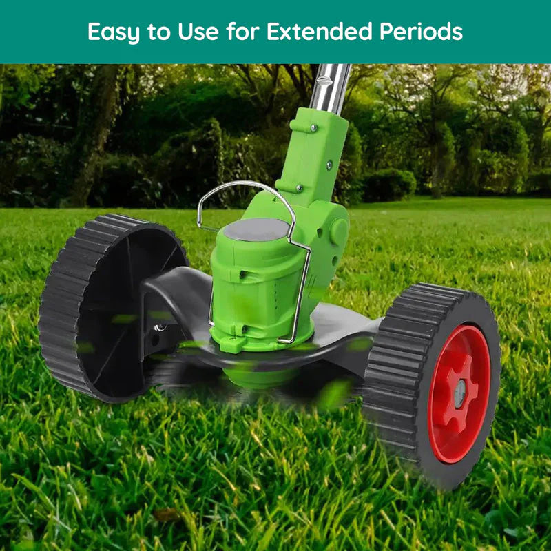 Battery Powered Cordless Grass Trimmer – Electric Lawn Edge Cutter