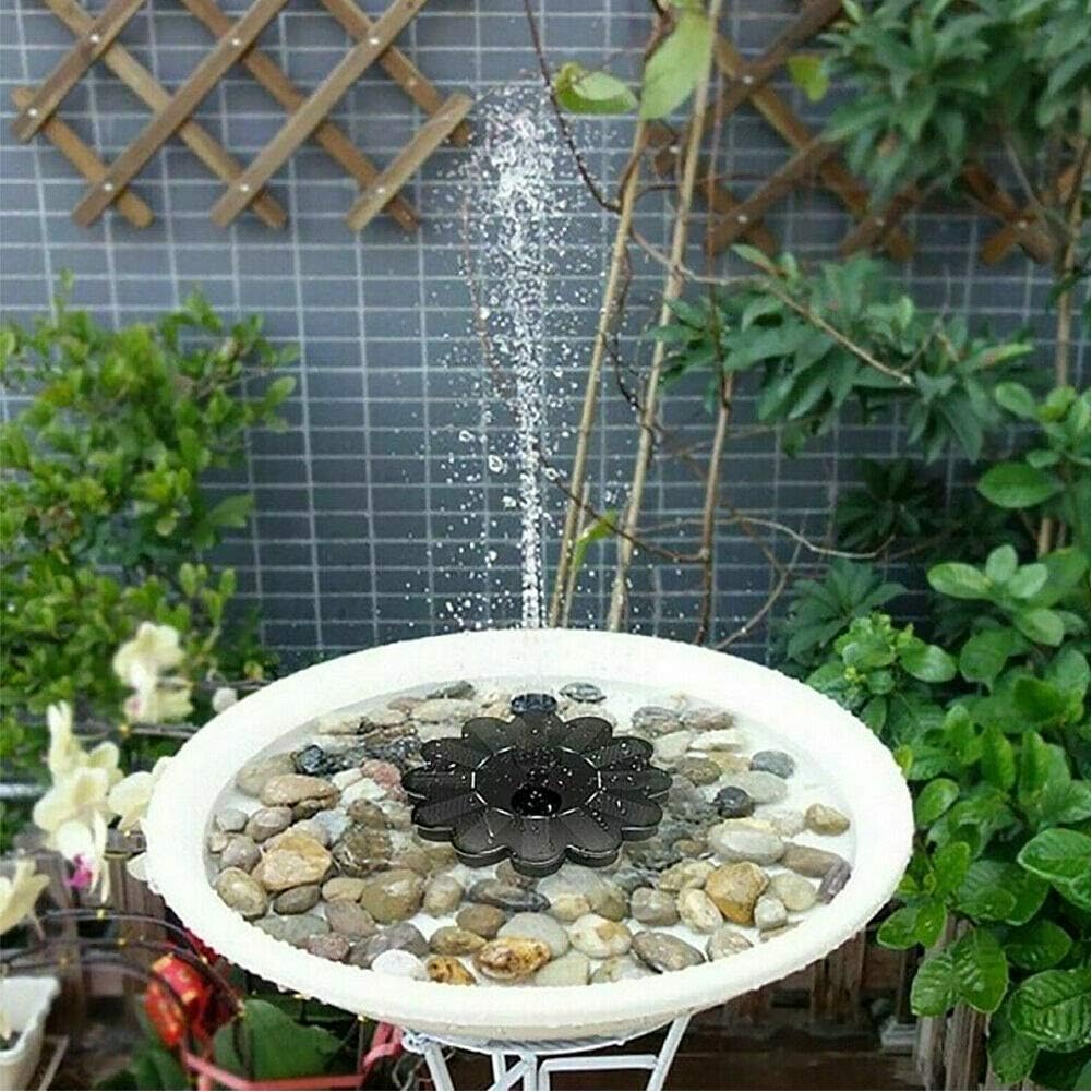 Flower-Shaped Solar Water Fountain – Decorative Pond & Pool Water Feature