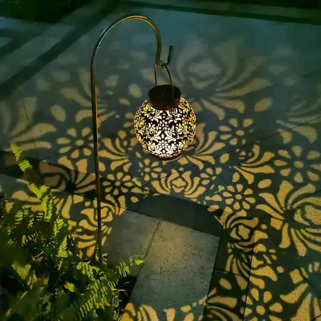 Weatherproof Solar LED Garden Pendant Light – Outdoor Hanging Lantern