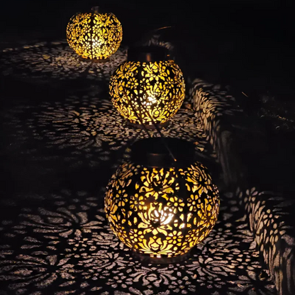 Weatherproof Solar LED Garden Pendant Light – Outdoor Hanging Lantern