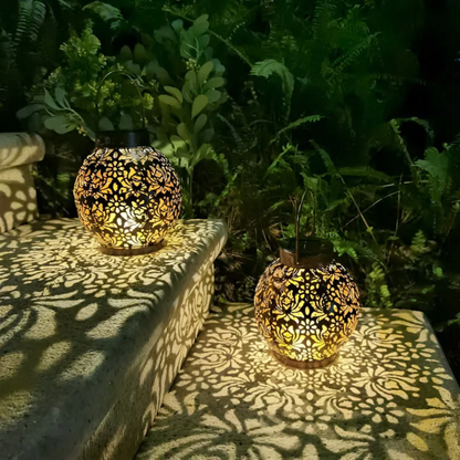 Weatherproof Solar LED Garden Pendant Light – Outdoor Hanging Lantern