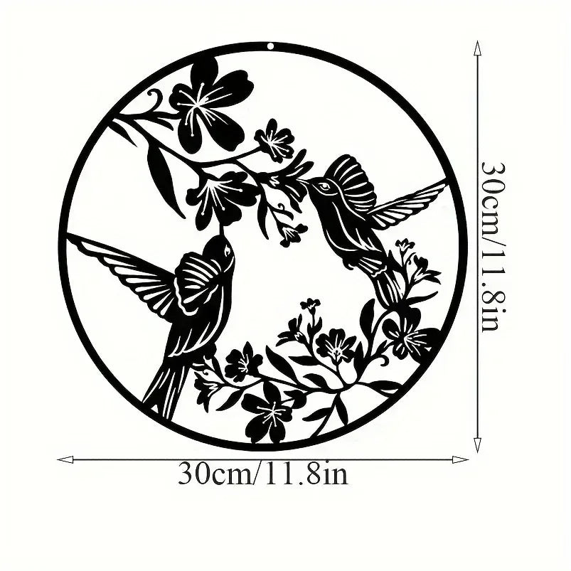 Cat Family Garden Statues — Metal Silhouette Stakes, Set of 3
