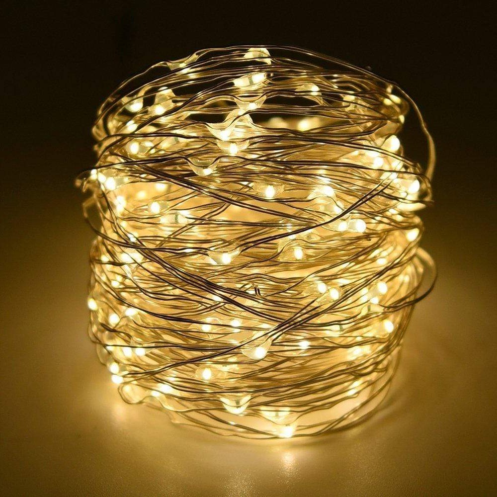 Clear Cable Solar String Lights – Outdoor Garden & Patio LED Fairy Lights
